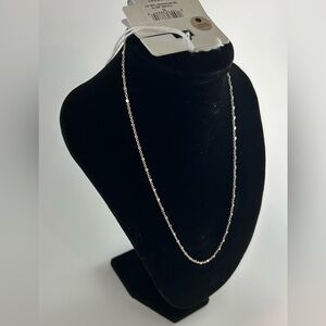 Giani Bernini Silver Nugget Chain Necklace